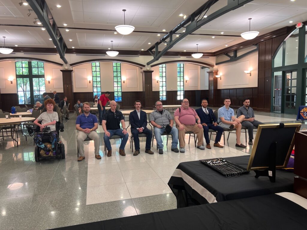 Eight New Knights Inducted at May CUF Ceremony